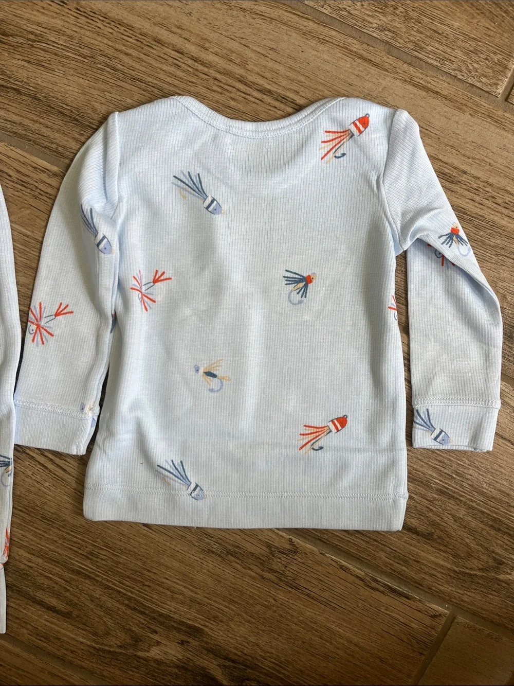 Angel Dear Fly Fishing Lures Pajama Set NWT